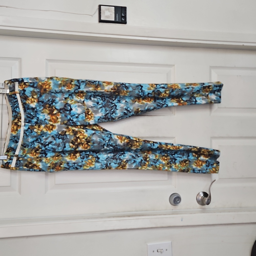 Karen Millen Women's Floral Trousers with Ankle Zip Women 8